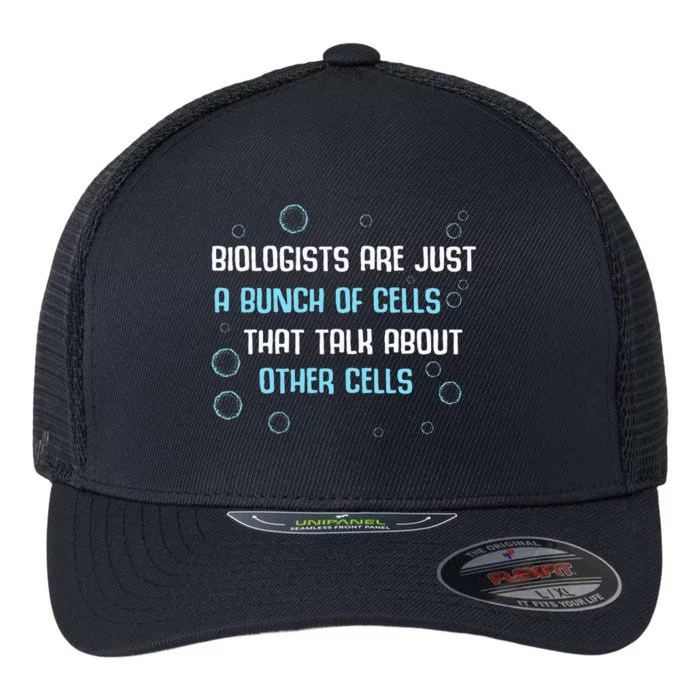 Biology Botanist Science Nature Biologist Flexfit Unipanel Trucker Cap