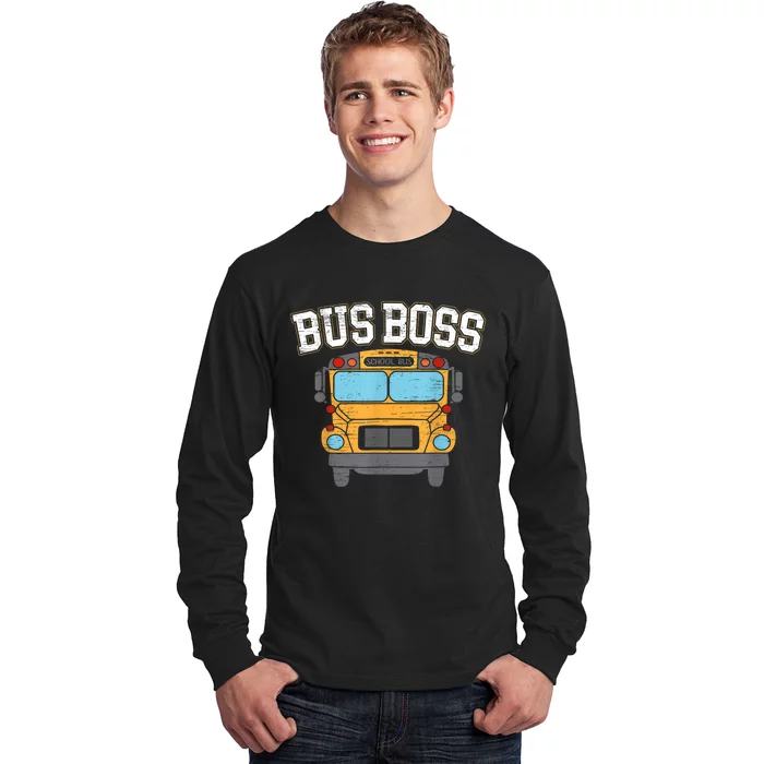 Bus Boss School Service Student Delivery Specialist Long Sleeve Shirt