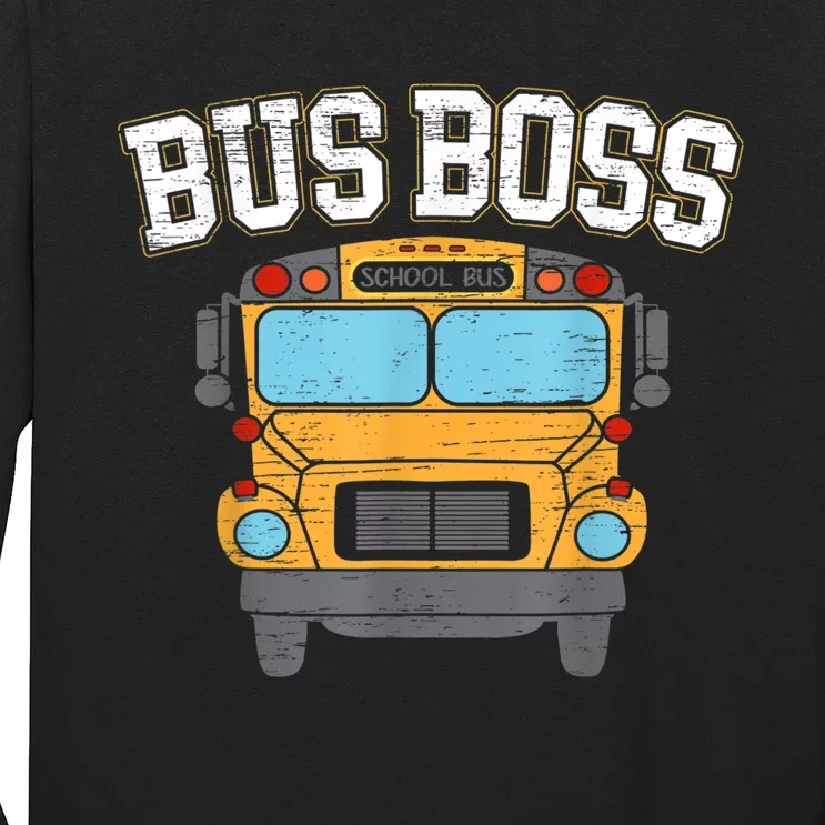 Bus Boss School Service Student Delivery Specialist Long Sleeve Shirt