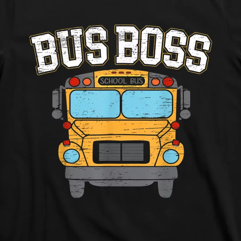 Bus Boss School Service Student Delivery Specialist T-Shirt