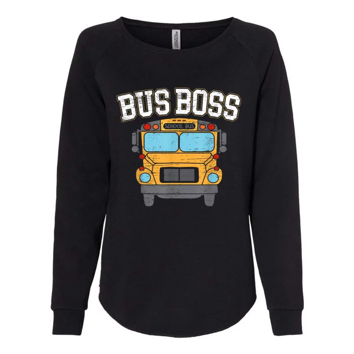 Bus Boss School Service Student Delivery Specialist Womens California Wash Sweatshirt