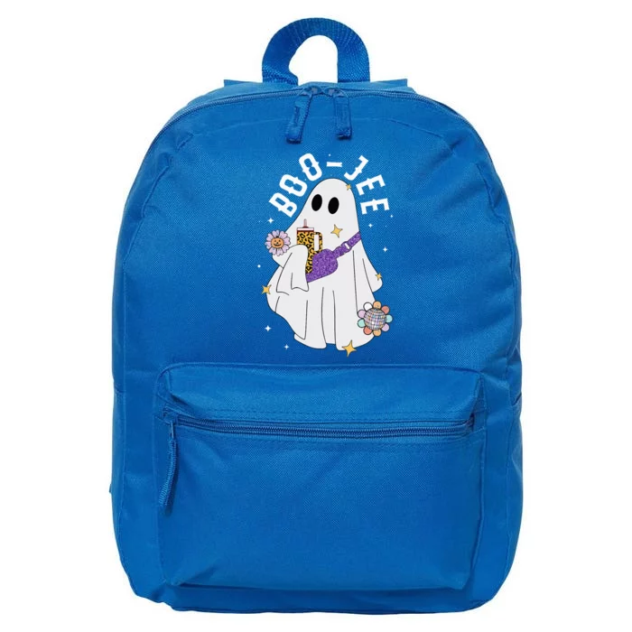 Boujee BooJee Spooky Season Cute Ghost Halloween Costume 16 in Basic Backpack