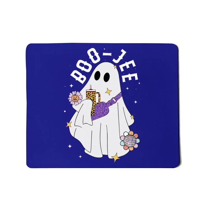 Boujee BooJee Spooky Season Cute Ghost Halloween Costume Mousepad