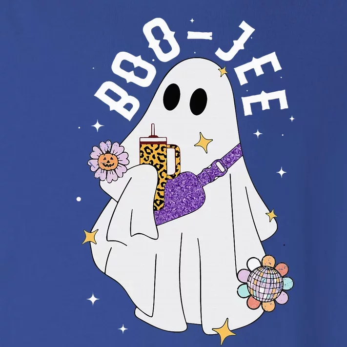 Boujee BooJee Spooky Season Cute Ghost Halloween Costume Toddler Long Sleeve Shirt