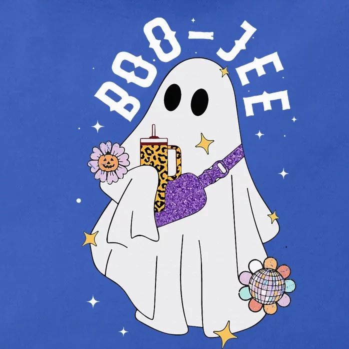 Boujee BooJee Spooky Season Cute Ghost Halloween Costume Zip Tote Bag