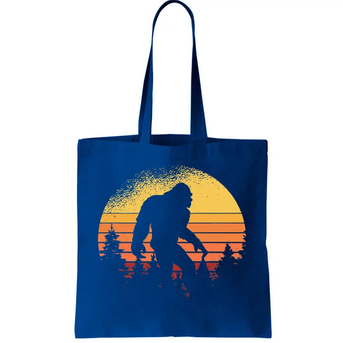 Bigfoot Believer Silhouette Sasquatch Hide And Seek Tote Bag