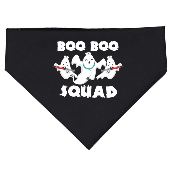 Boo Boo Squad Halloween Ghost Gift USA-Made Doggie Bandana