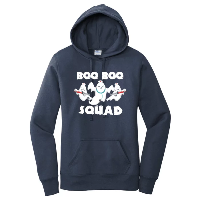 Boo Boo Squad Halloween Ghost Gift Women's Pullover Hoodie