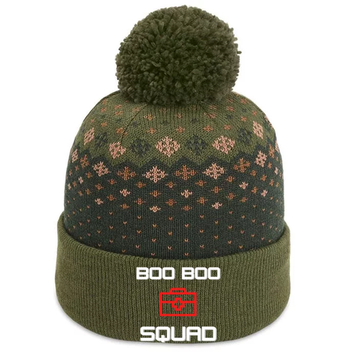 Boo Boo Squad Gift The Baniff Cuffed Pom Beanie