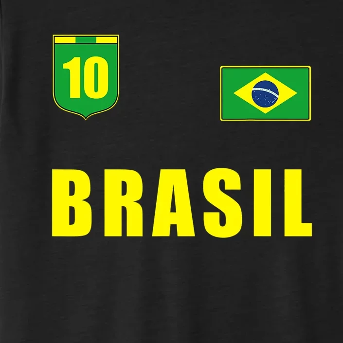 Brasil Brazil Soccer Player Jersey Flag Trikot Clothing ChromaSoft Performance T-Shirt