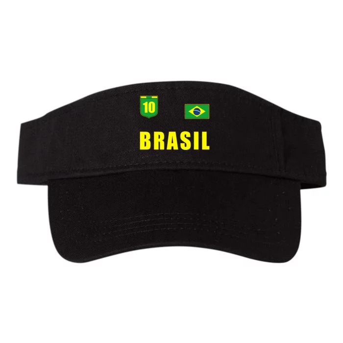 Brasil Brazil Soccer Player Jersey Flag Trikot Clothing Valucap Bio-Washed Visor