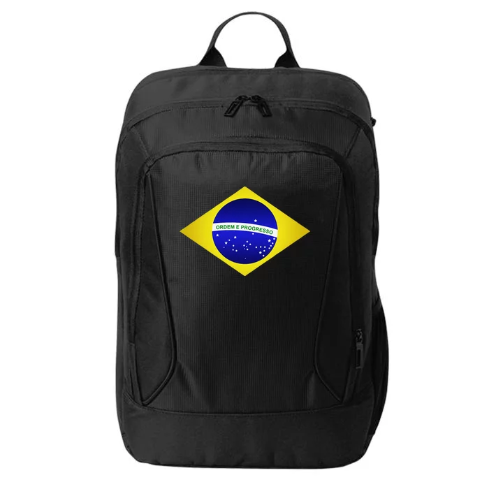 Brazil Brazilian Soccer Football Brazilian Flag City Backpack