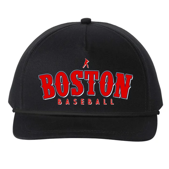 Boston Baseball Sports Fan Snapback Five-Panel Rope Hat