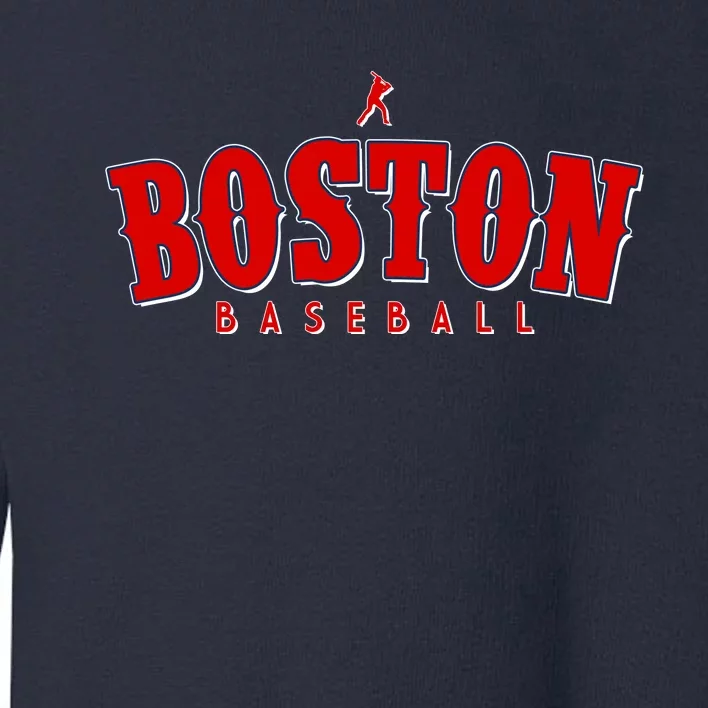 Boston Baseball Sports Fan Toddler Sweatshirt