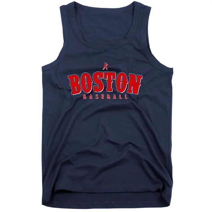 Boston Baseball Sports Fan Tank Top