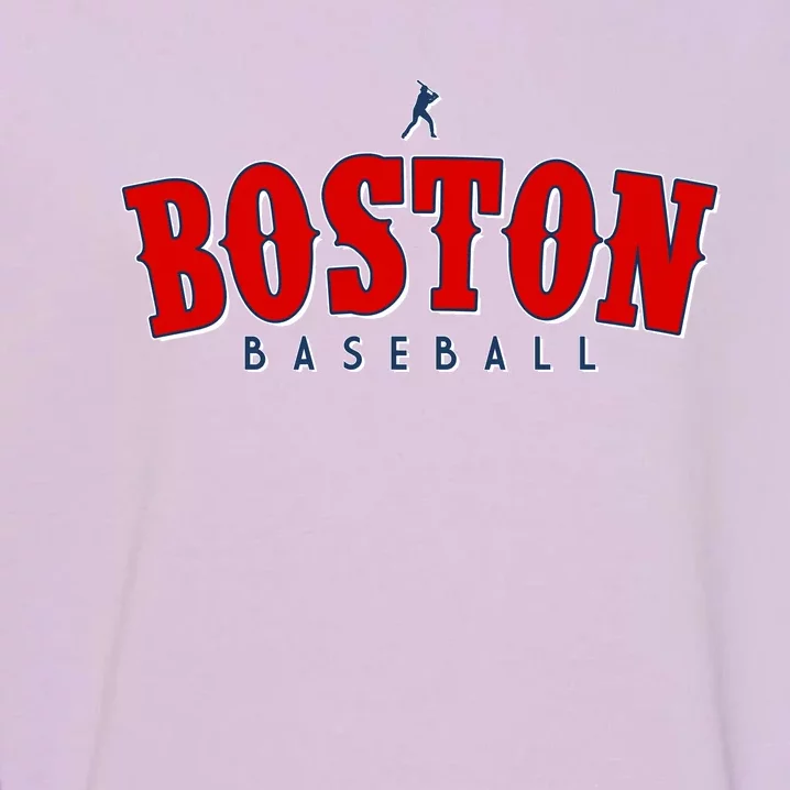 Boston Baseball Sports Fan Garment-Dyed Sweatshirt