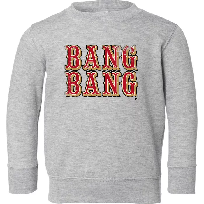 Bang Bang San Francisco Football Toddler Sweatshirt