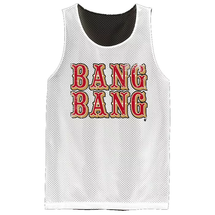 Bang Bang San Francisco Football Mesh Reversible Basketball Jersey Tank