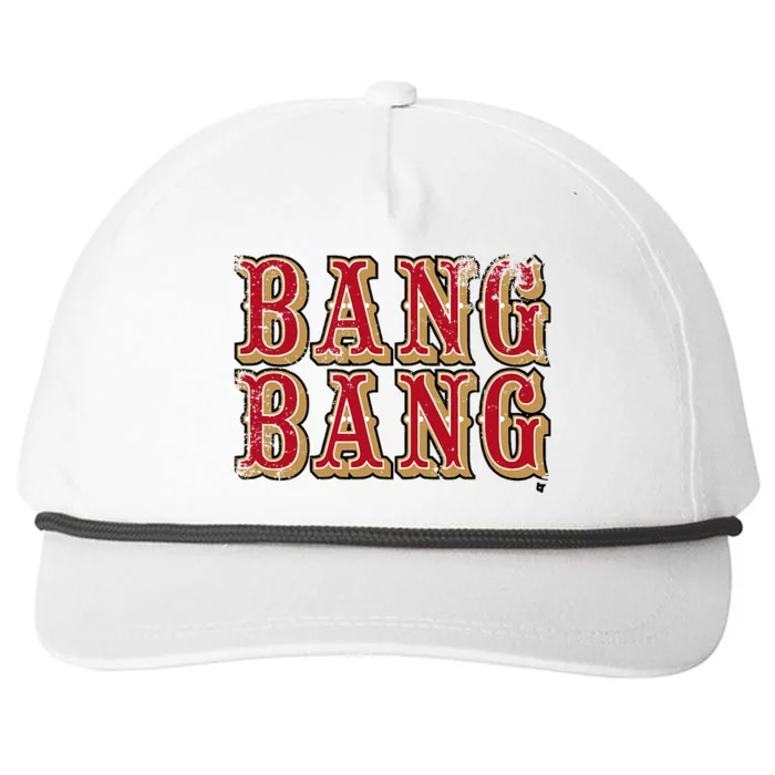 Bang Bang San Francisco Football Snapback Five-Panel Rope Hat