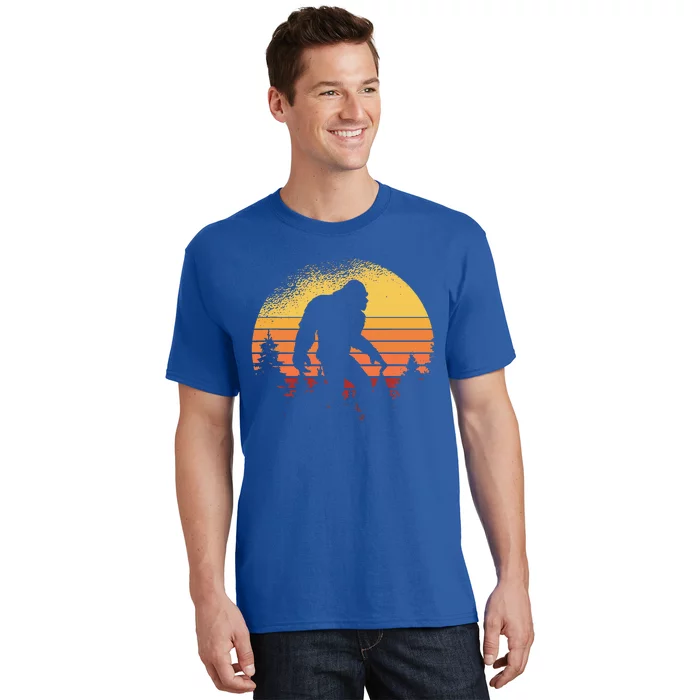 Bigfoot Believer Silhouette Sasquatch Hide And Seek T-Shirt