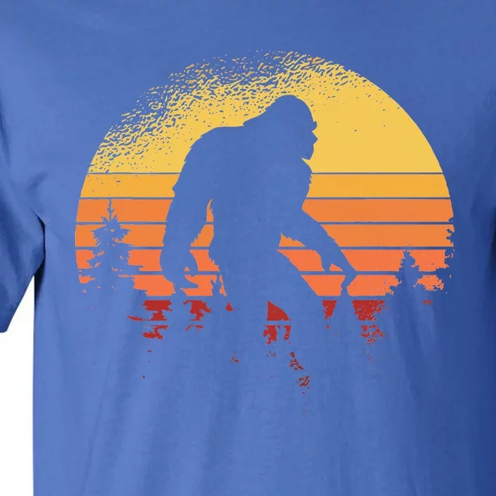 Bigfoot Believer Silhouette Sasquatch Hide And Seek Tall T-Shirt