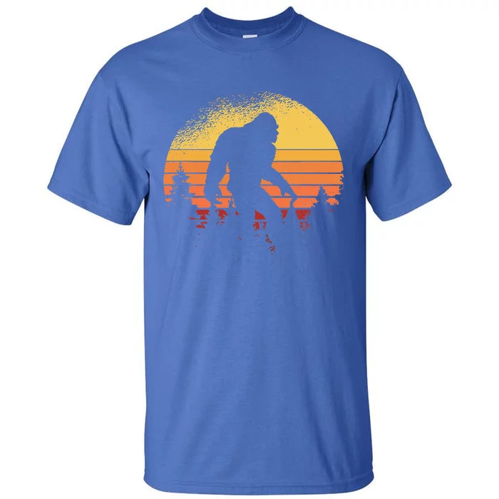 Bigfoot Believer Silhouette Sasquatch Hide And Seek Tall T-Shirt