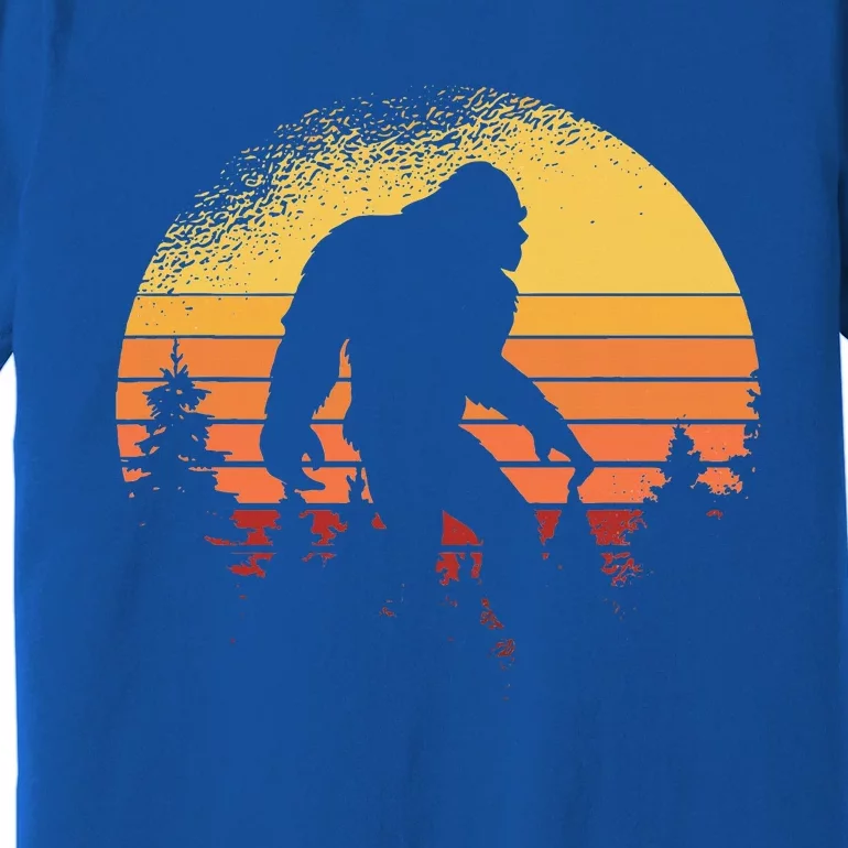 Bigfoot Believer Silhouette Sasquatch Hide And Seek Premium T-Shirt