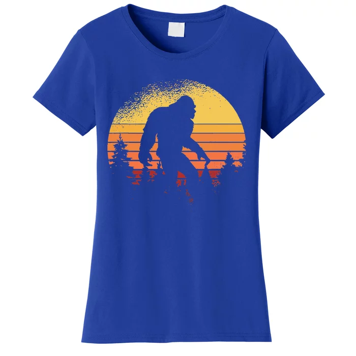 Bigfoot Believer Silhouette Sasquatch Hide And Seek Women's T-Shirt