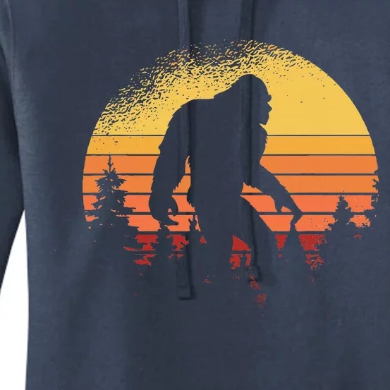 Bigfoot Believer Silhouette Sasquatch Hide And Seek Women's Pullover Hoodie