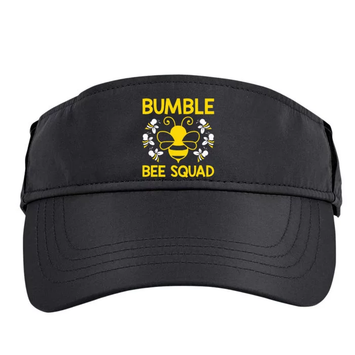 Bumble Bee Squad Bumblebee Team Group Adult Drive Performance Visor