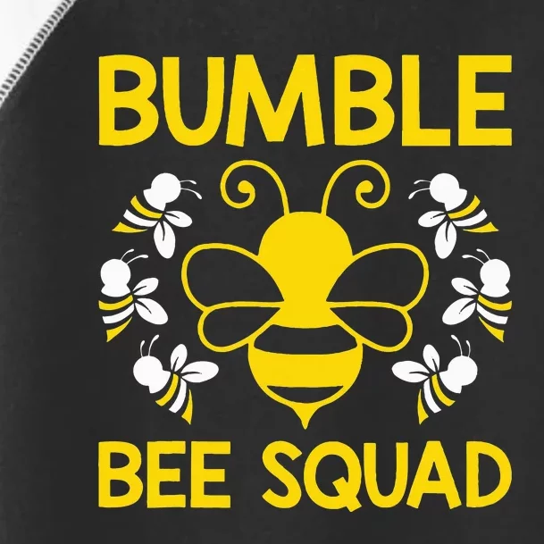 Bumble Bee Squad Bumblebee Team Group Toddler Fine Jersey T-Shirt