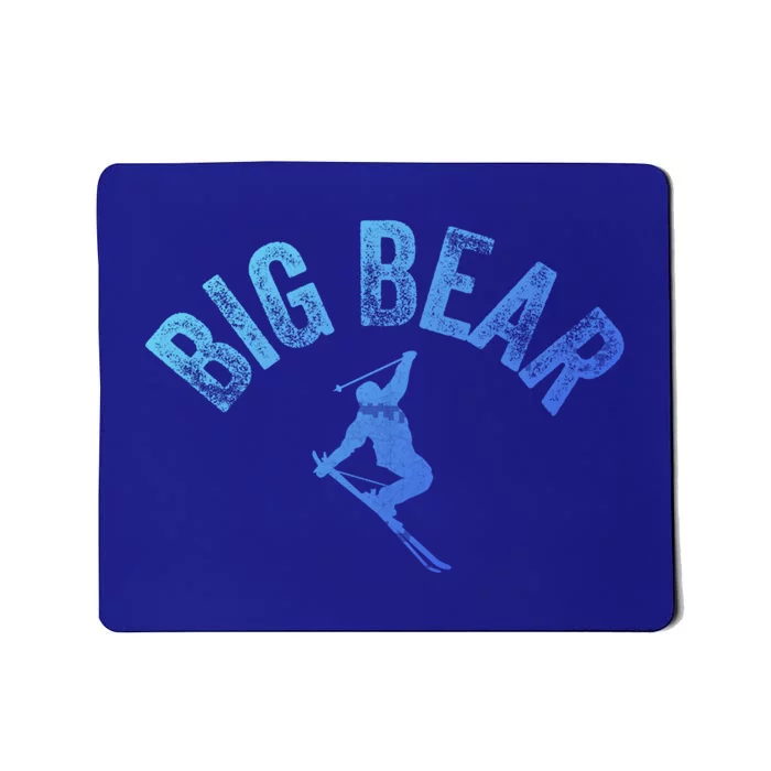 Big Bear Ski Vintage Skiing Big Bear Retro California Style Cute Gift Mousepad