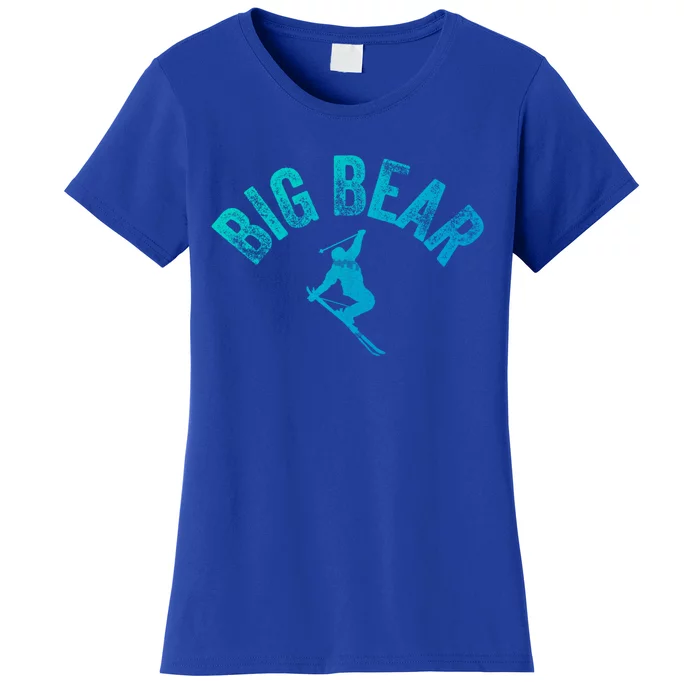 Big Bear Ski Vintage Skiing Big Bear Retro California Style Cute Gift Women's T-Shirt