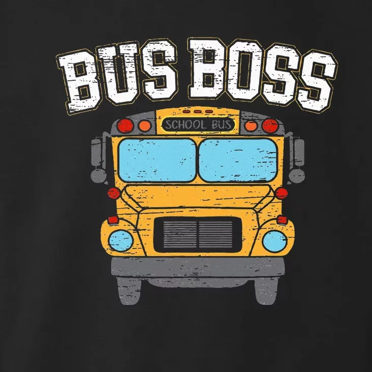 Bus Boss School Service Student Delivery Specialist Toddler Hoodie