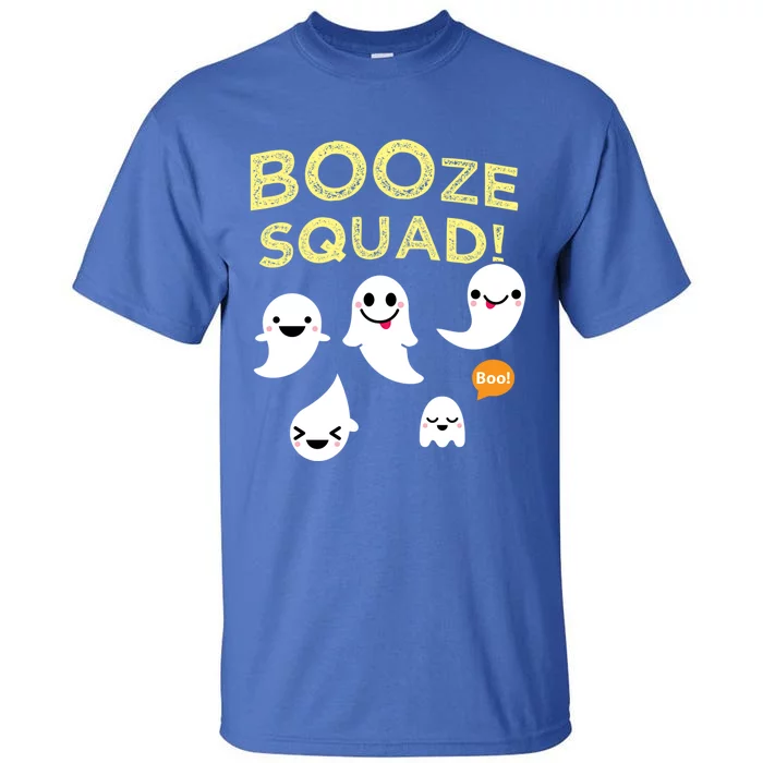 Boos Booze Squad Ghosts Funny Halloween Party Gift Tall T-Shirt