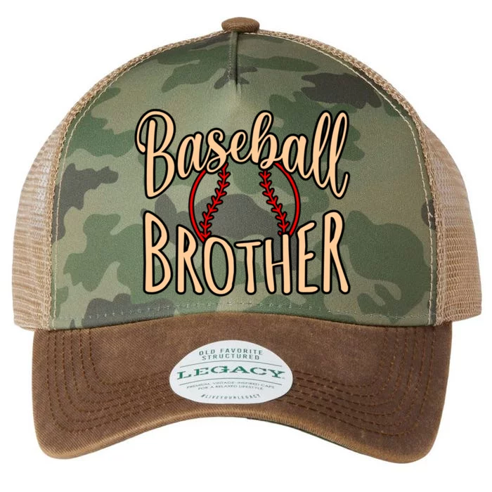 Baseball Brother Sports Player Lover Coach Graphic Gift Legacy Tie Dye Trucker Hat