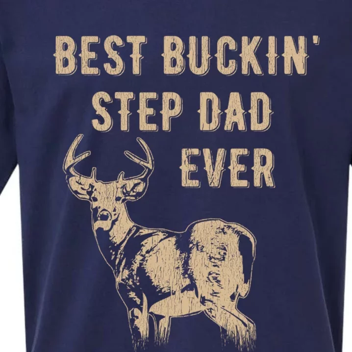 Best Buckin Stepdad Ever Deer Hunter FatherS Day Gift Sueded Cloud Jersey T-Shirt