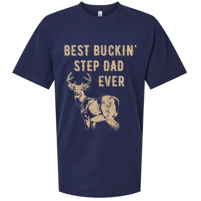 Best Buckin Stepdad Ever Deer Hunter FatherS Day Gift Sueded Cloud Jersey T-Shirt