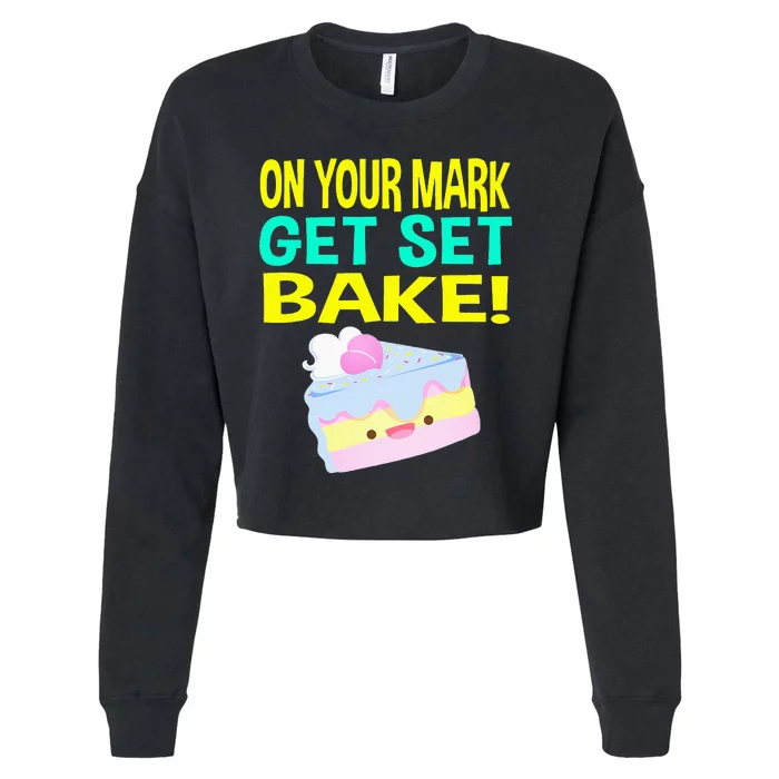 British Baking Show Gifts Baking Get Set Bake Off Cropped Pullover Crew