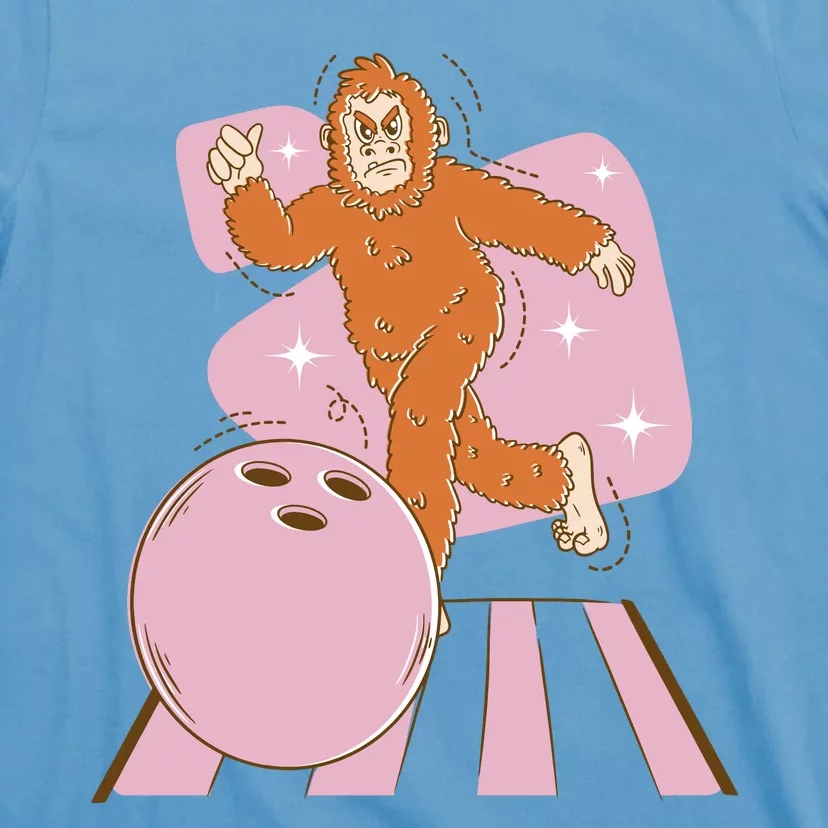 Bigfoot Bowling Sasquatch Funny T-Shirt