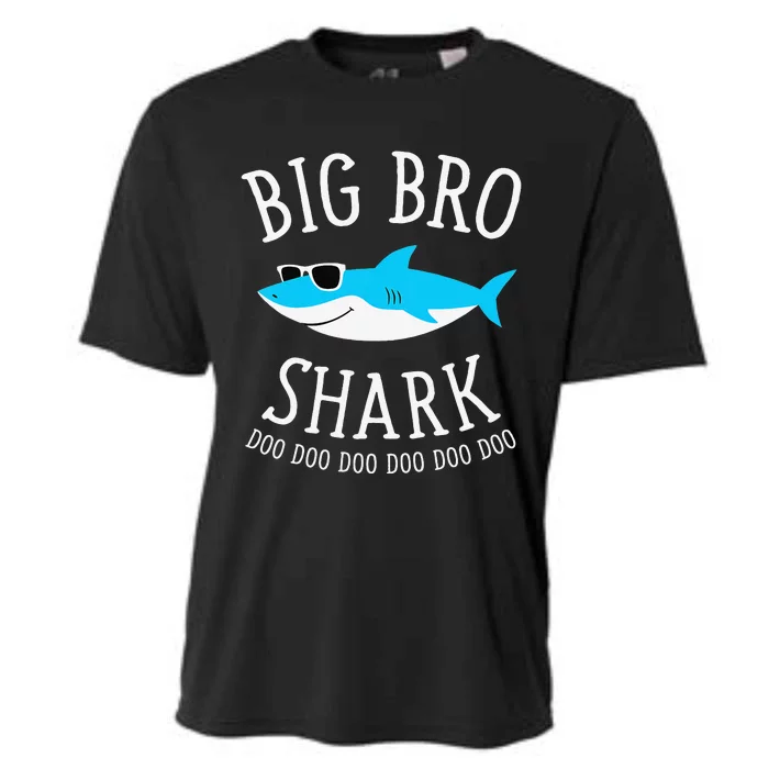 Big Bro Shark Funny Big Brother Cooling Performance Crew T-Shirt