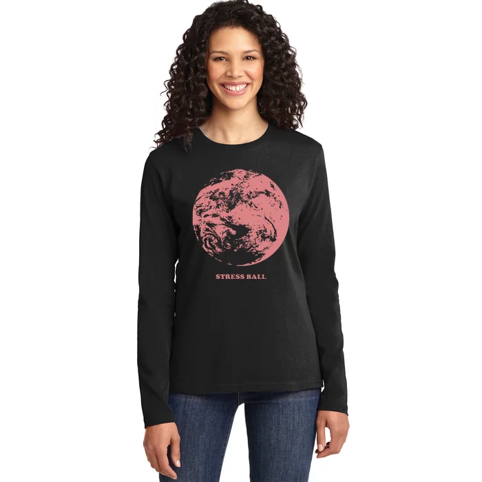 Beautiful Bastard Stress Ball Ladies Long Sleeve Shirt