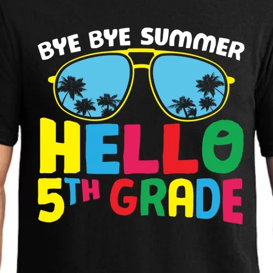 Bye Bye Summer Hello Fifth Grade Cute 5Th Grade Cool Gift Pajama Set