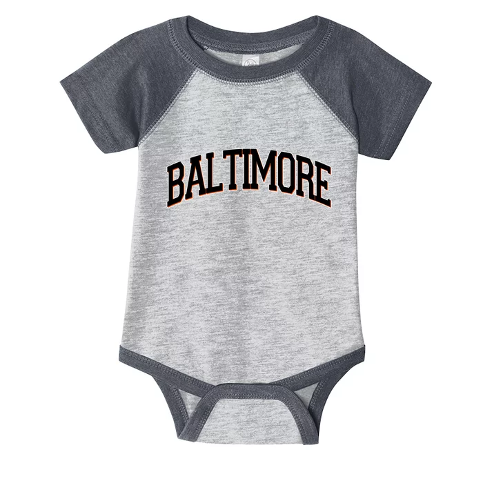 Baltimore Baseball Sport Logo Infant Baby Jersey Bodysuit