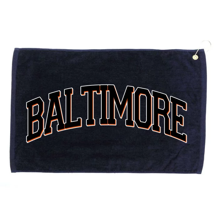 Baltimore Baseball Sport Logo Grommeted Golf Towel