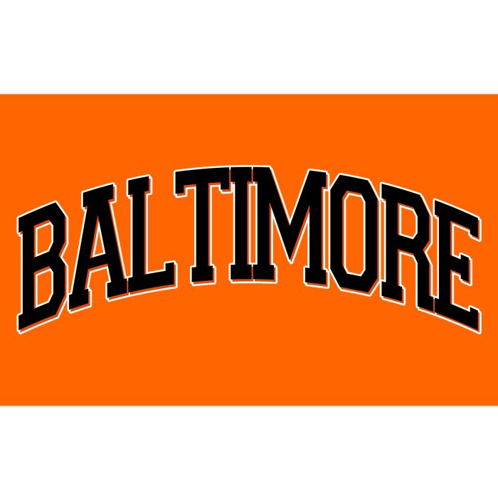 Baltimore Baseball Sport Logo Bumper Sticker