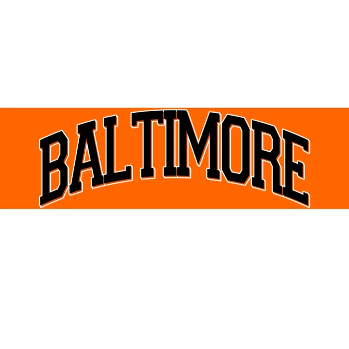 Baltimore Baseball Sport Logo Bumper Sticker