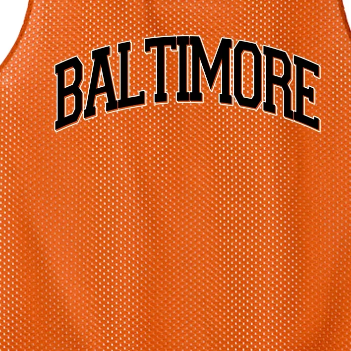 Baltimore Baseball Sport Logo Mesh Reversible Basketball Jersey Tank