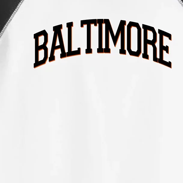 Baltimore Baseball Sport Logo Toddler Fine Jersey T-Shirt