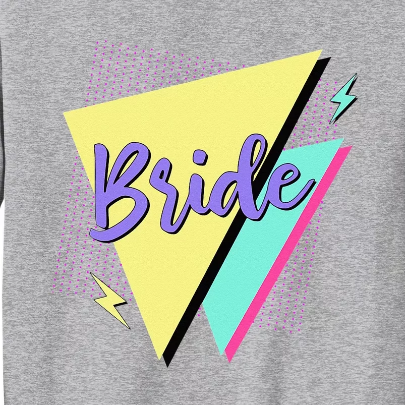 Bride & Bride Squad Retro 90’s Bachelorette Party Matching Tall Sweatshirt